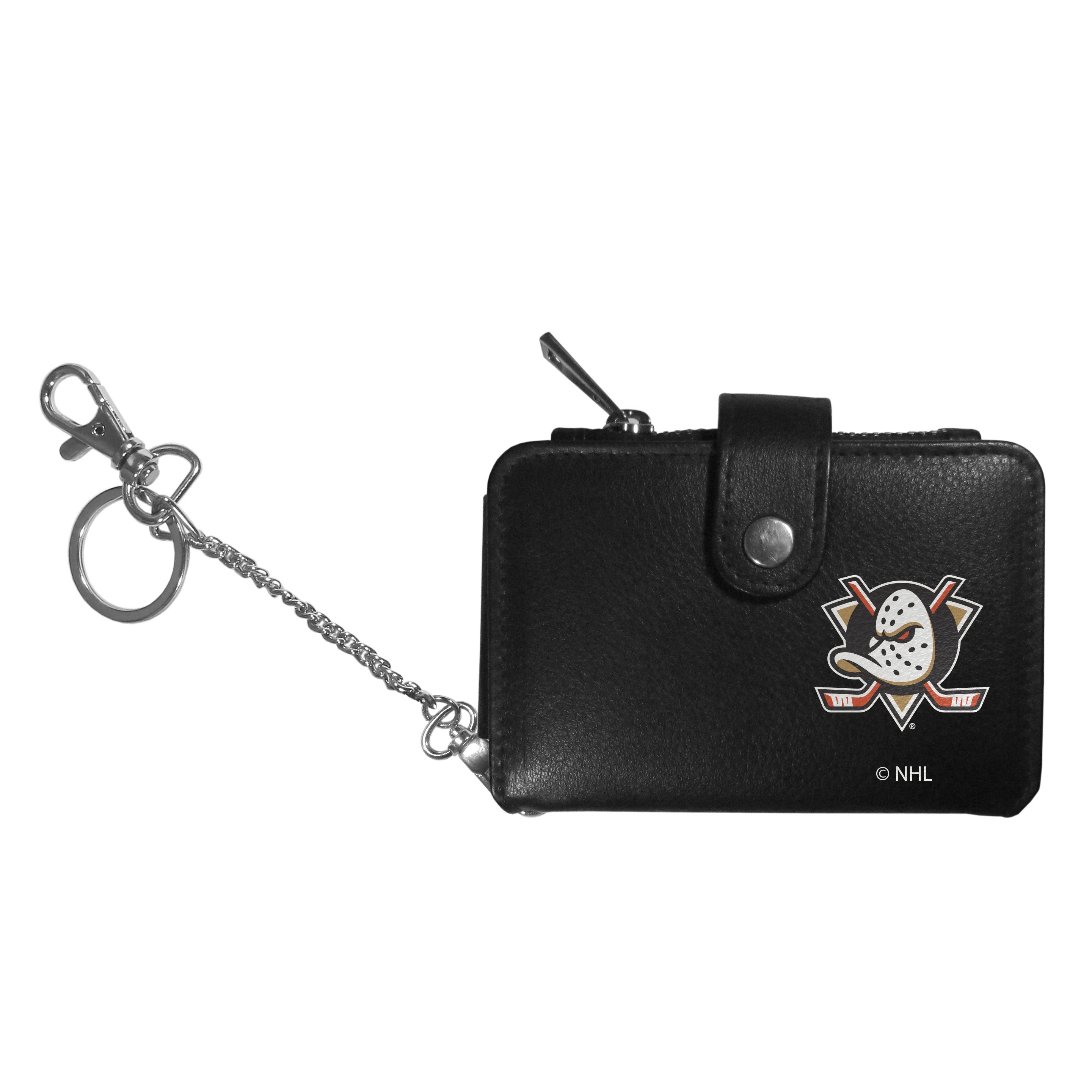 Anaheim Ducks Women's Leather Weekender Wallet