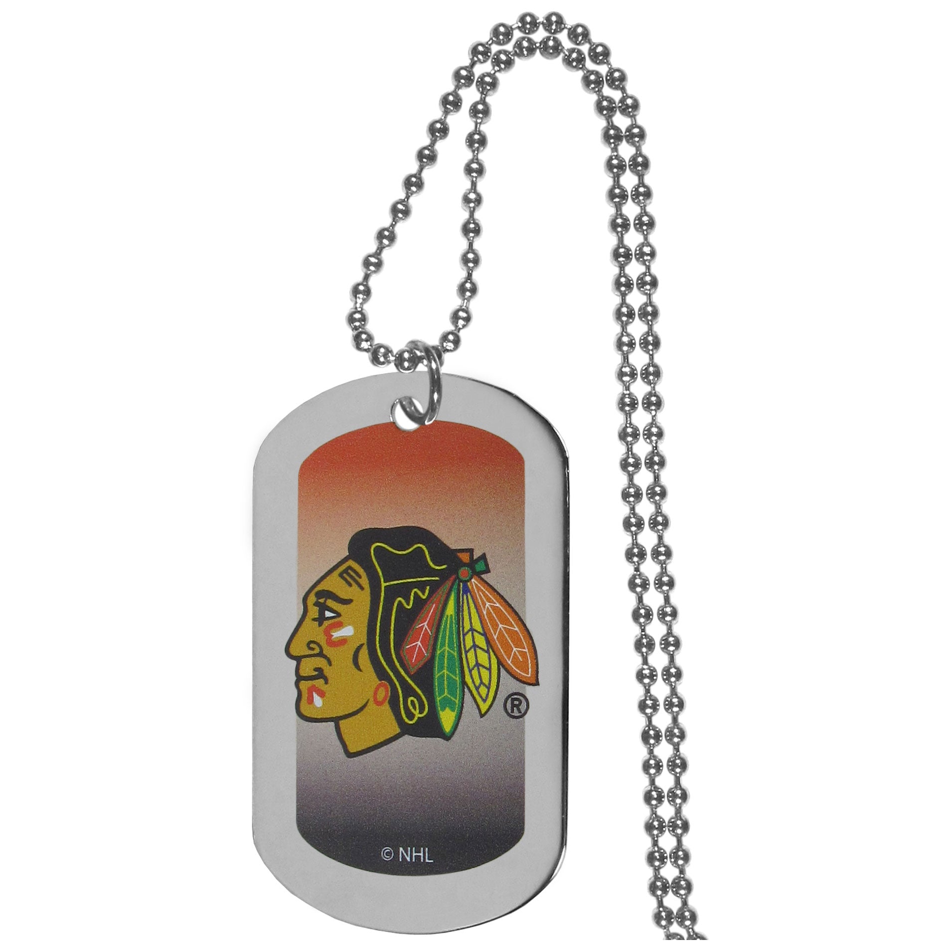 Chicago Blackhawks Team Tag Necklace