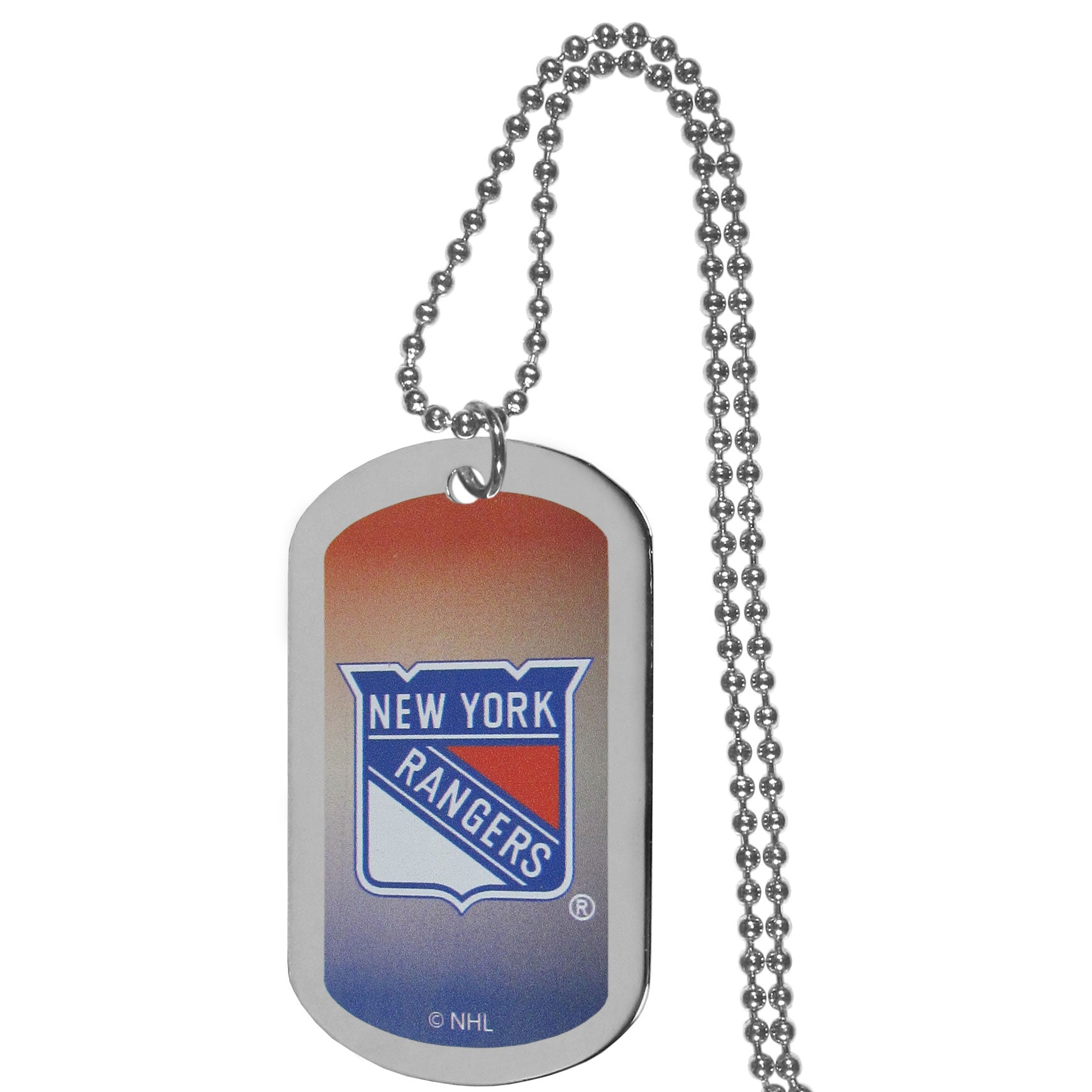 New York Rangers Team Tag Necklace