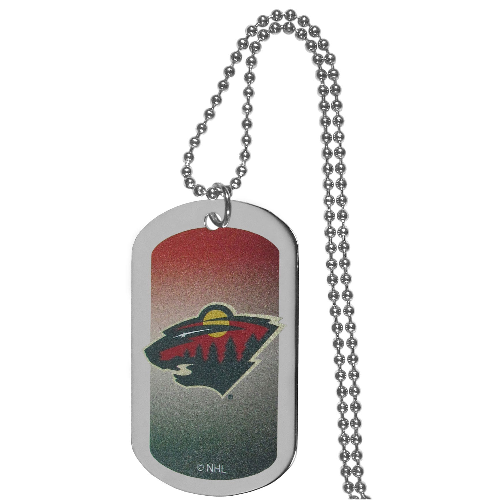 Minnesota Wild Team Tag Necklace
