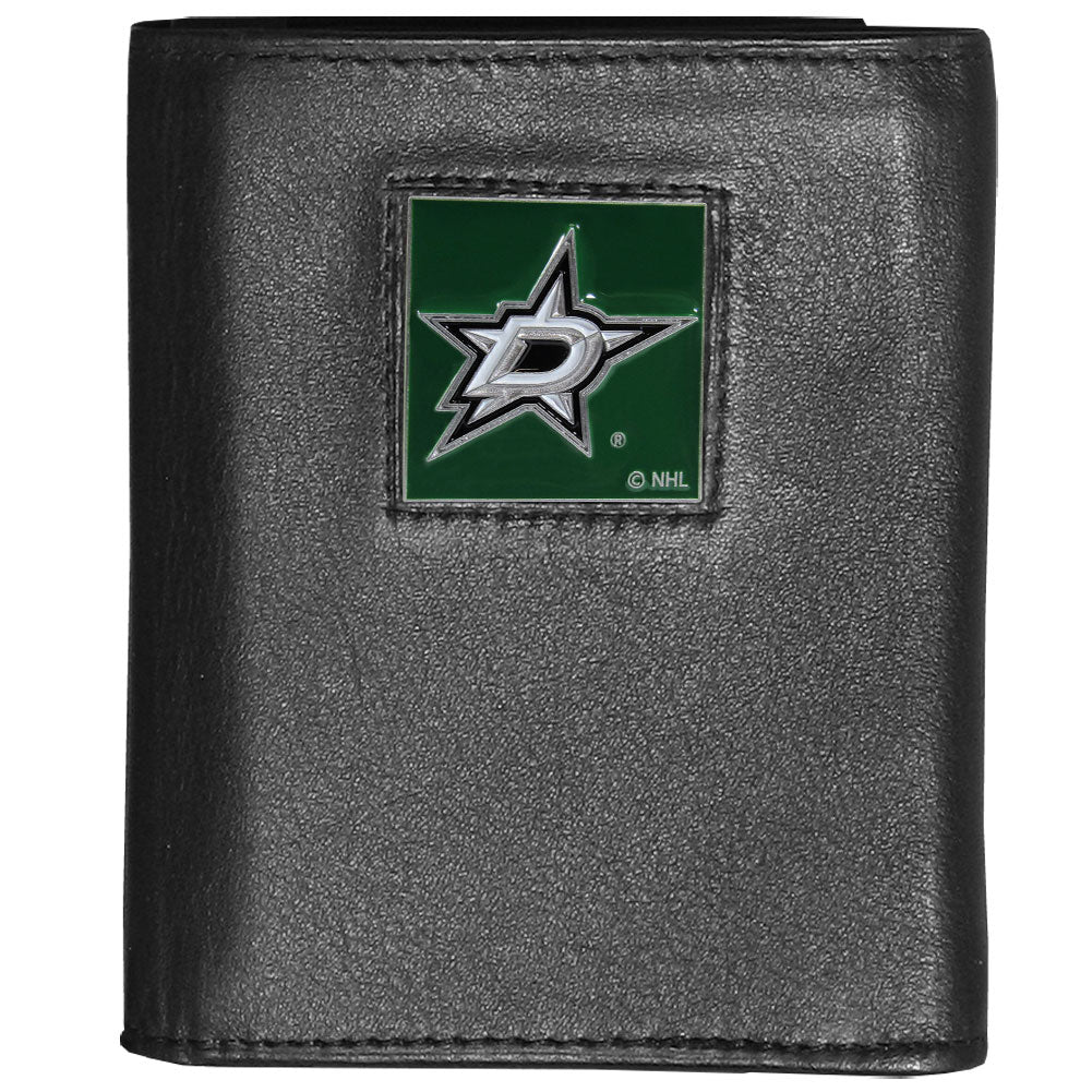 Dallas Stars??? Deluxe Leather Tri-fold Wallet
