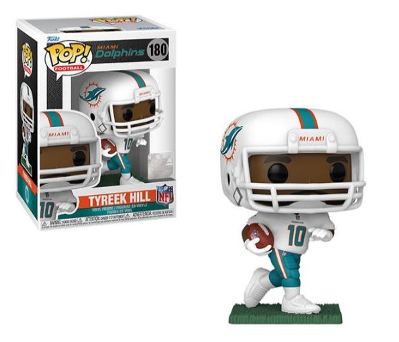 Tyreek Hill -Miami Dolphins NFL Funko Pop! Series 10 - Sports Collectibles, Sports Memorabilia, Sports Fan Shop, Sports Gifts