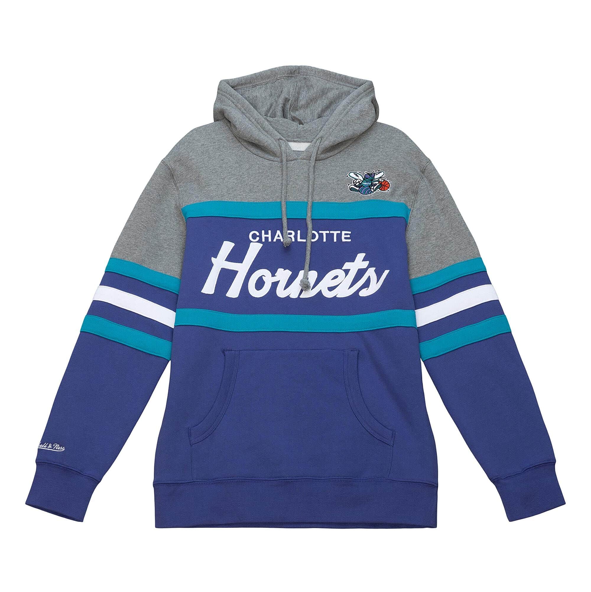 Charlotte Hornets Mitchell & Ness Head Coach Hoodie - Sports Collectibles, Sports Memorabilia, Sports Fan Shop, Sports Gifts