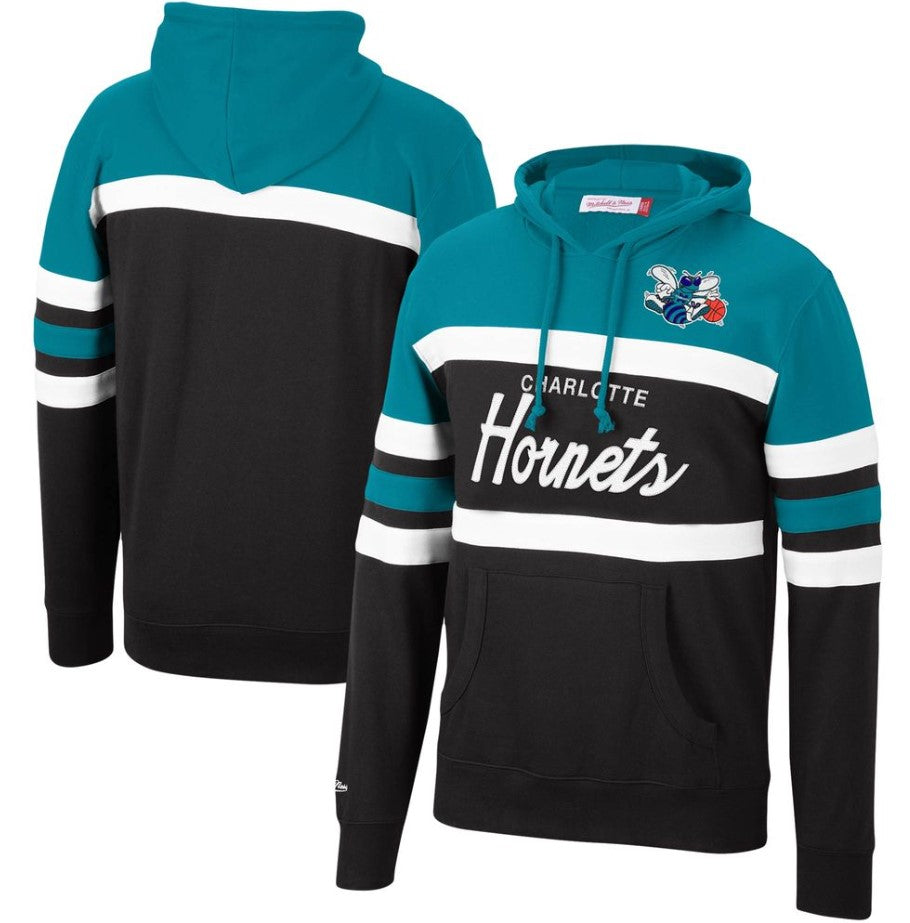 Charlotte Hornets Mitchell & Ness Head Coach Hoodie - Sports Collectibles, Sports Memorabilia, Sports Fan Shop, Sports Gifts