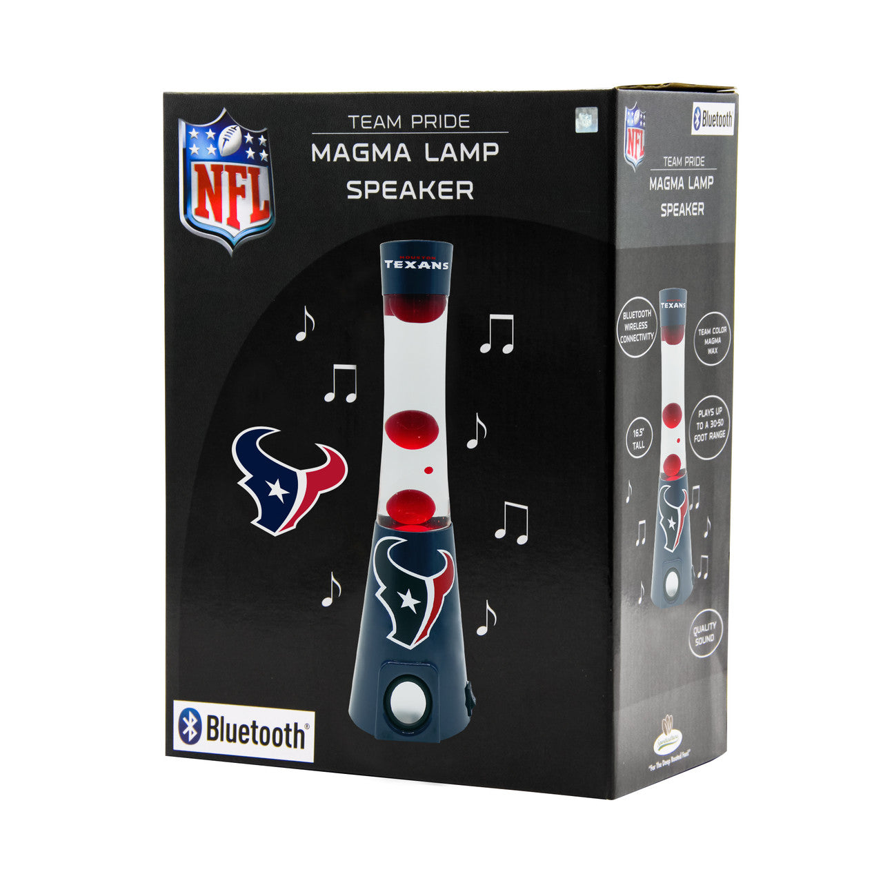 Houston Texans Magma Lamp - Bluetooth Speaker - Sports Collectibles, Sports Memorabilia, Sports Fan Shop, Sports Gifts