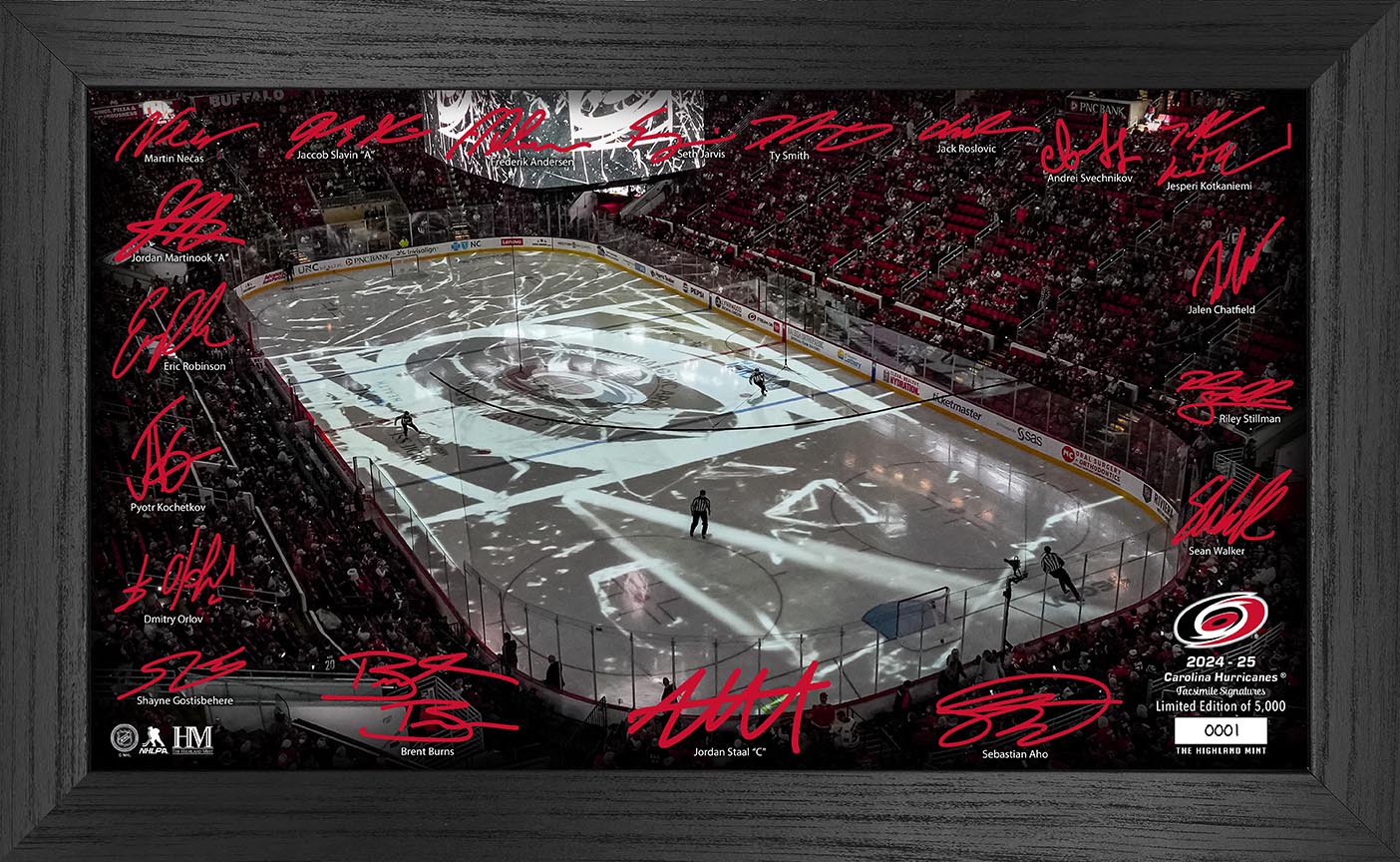 Carolina Hurricanes 2024-25 Signature Rink - Sports Collectibles, Sports Memorabilia, Sports Fan Shop, Sports Gifts