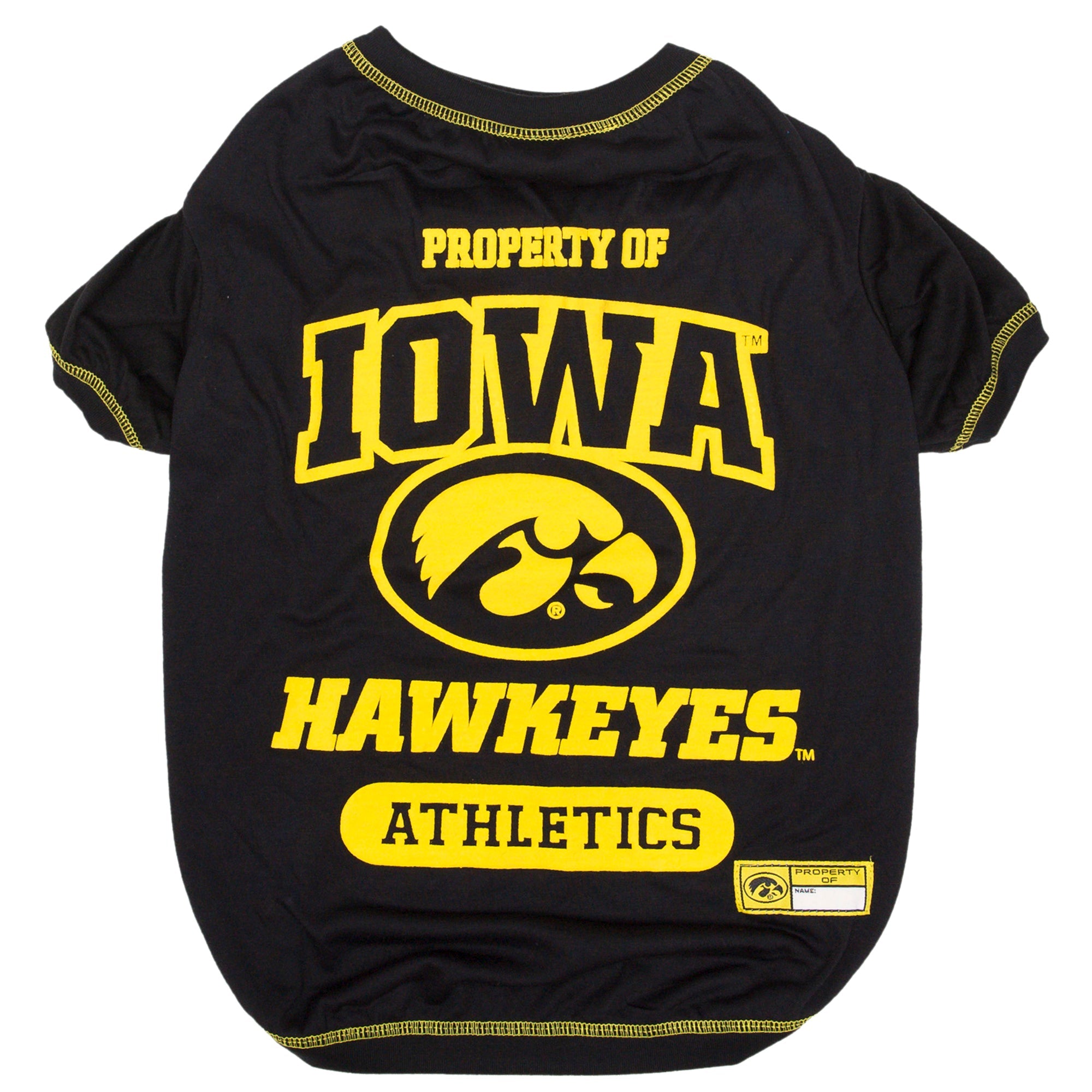 Iowa Tee Shirt - By Pet First - Sports Collectibles, Sports Memorabilia, Sports Fan Shop, Sports Gifts
