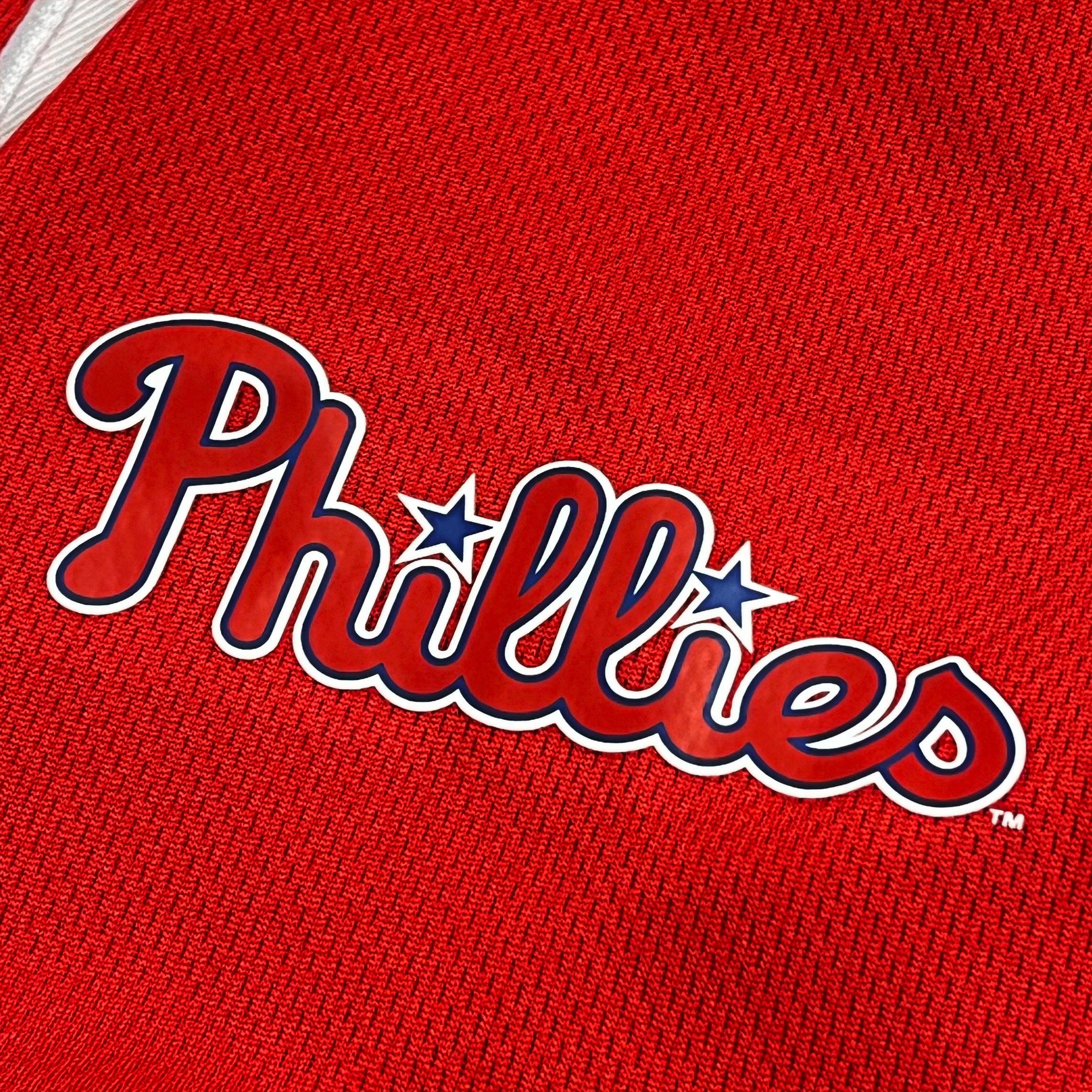 Philadelphia Phillies Red Logo Baseball Jersey - Sports Collectibles, Sports Memorabilia, Sports Fan Shop, Sports Gifts