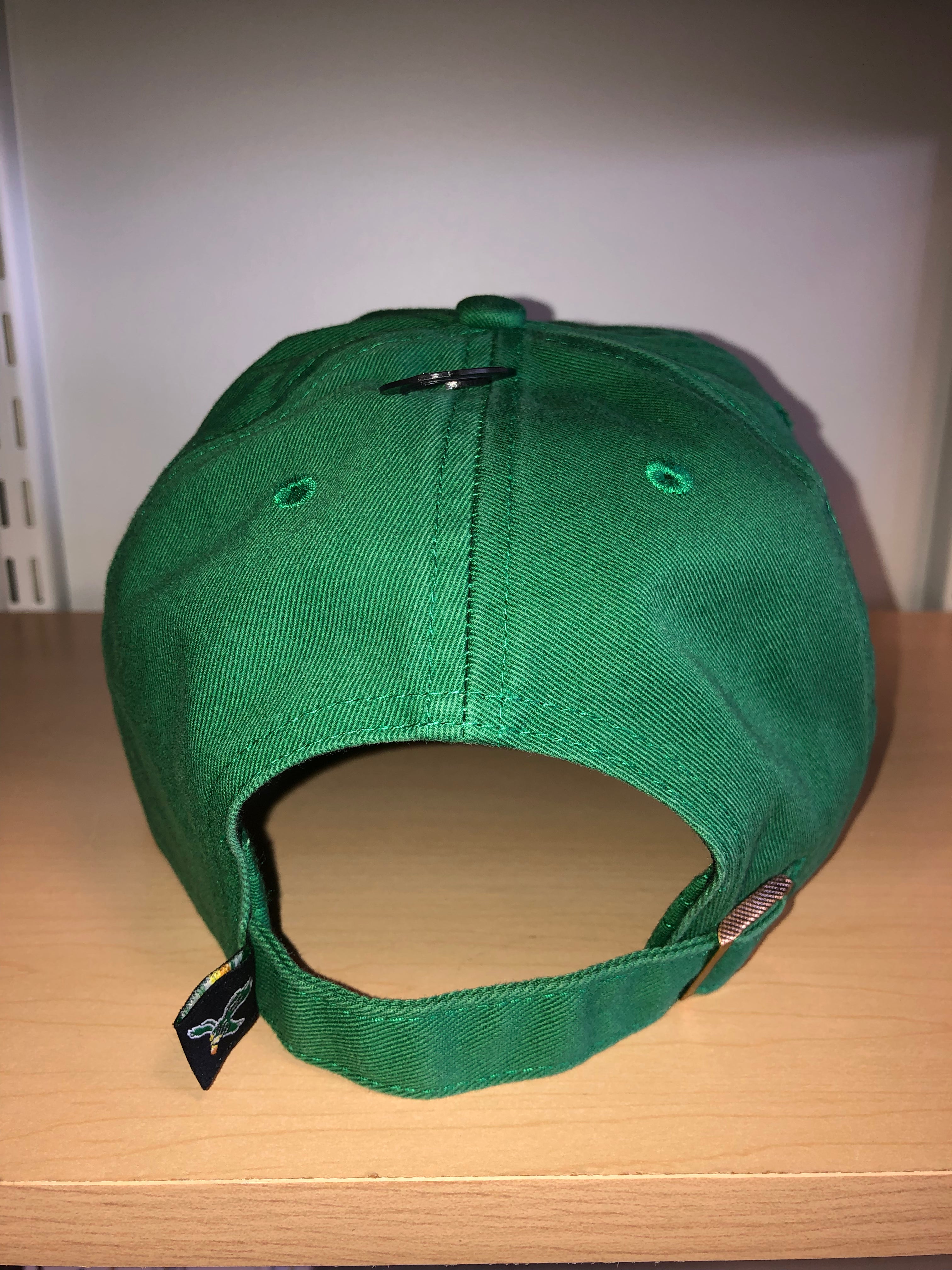 Philadelphia Eagles 47 Brand Clean-Up Vintage Throwback Kelly Green Adjustable Strapback Hat OSFM - 757 Sports Collectibles