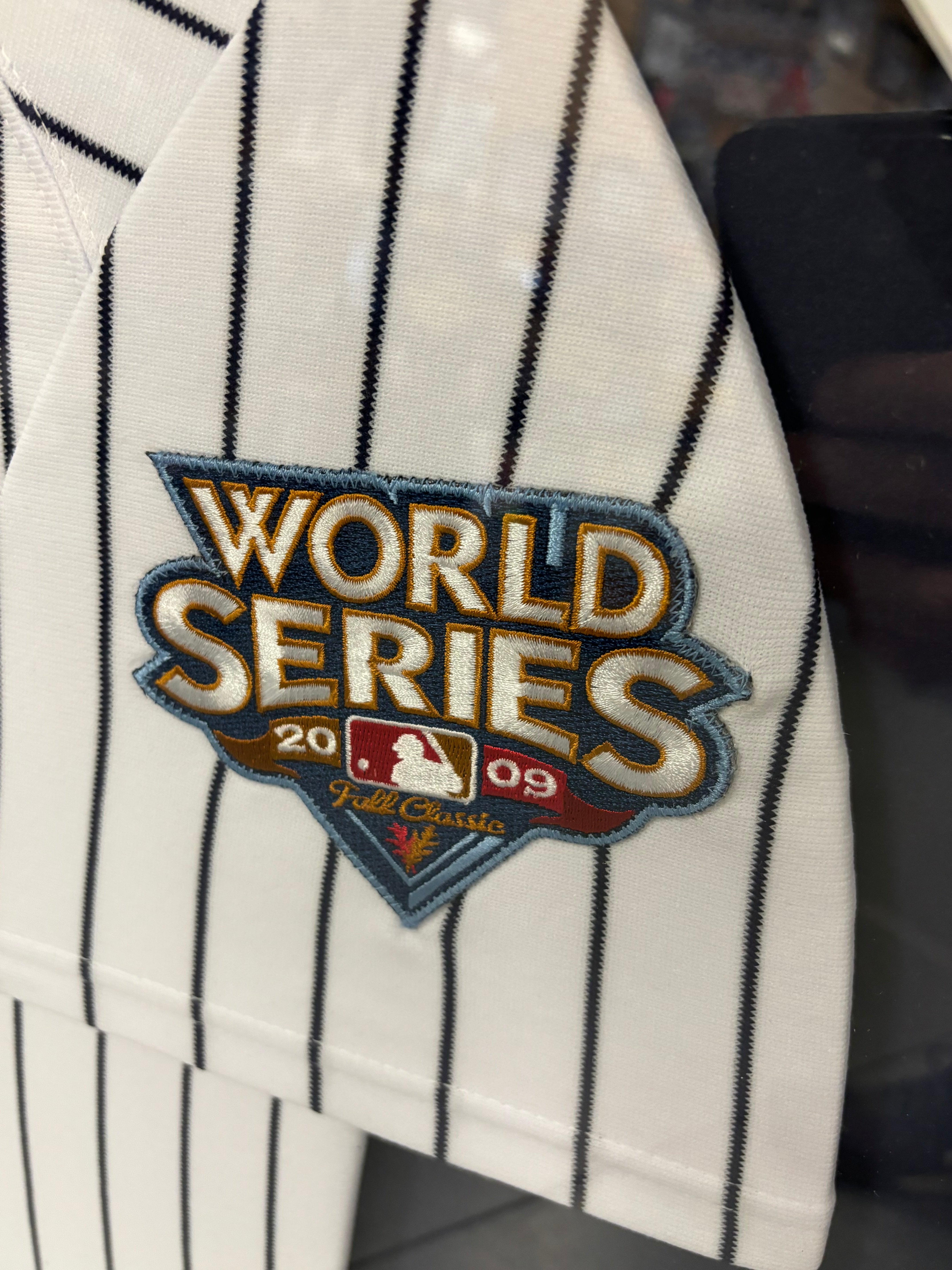 New York Yankees Derek Jeter Signed & Framed 2009 World Series Jersey - MLB Authenticated - 757 Sports Collectibles