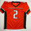 Autographed/Signed Willis McGahee "01 Champs" Miami Orange College Football Jersey Beckett BAS COA