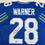 Autographed/Signed Curt Warner Seattle Blue Retro Football Jersey Beckett BAS COA