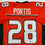 Autographed/Signed Clinton Portis Miami Orange College Football Jersey Beckett BAS COA