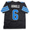 Autographed/Signed Terrion Arnold Detroit Black Football Jersey Beckett BAS COA