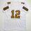 Autographed/Signed Chris Olave New Orleans White Color Rush Football Jersey Beckett BAS COA