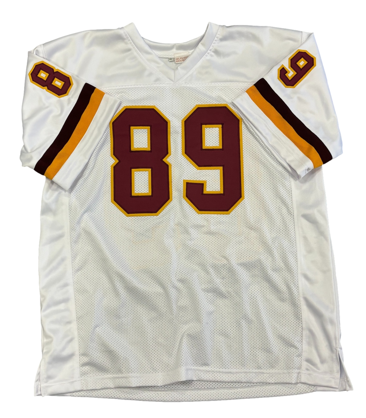 Washington Commanders Santana Moss Signed Autograph Wht Custom Jersey HTTR Inscription - JSA COA - 757 Sports Collectibles