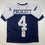 Autographed/Signed Dak Prescott Dallas Thanksgiving Day Football Jersey JSA COA