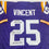 Autographed/Signed Justin Vincent LSU Purple College Football Jersey Beckett BAS COA
