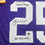 Autographed/Signed Justin Vincent LSU Purple College Football Jersey Beckett BAS COA