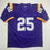 Autographed/Signed Justin Vincent LSU Purple College Football Jersey Beckett BAS COA