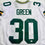 Autographed/Signed Ahman Green Green Bay White Football Jersey JSA COA