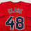 Autographed/Signed Emmanuel Clase Cleveland Red Baseball Jersey JSA COA