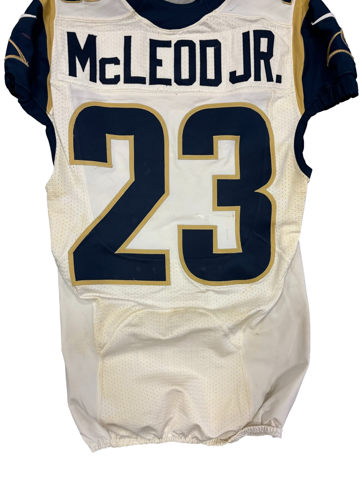 St Louis Rams Rodney McLeod Jr 2015-16 Final Game Used Game Worn Jersey - Sports Collectibles, Sports Memorabilia, Sports Fan Shop, Sports Gifts