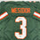 Autographed/Signed Akheem Mesidor Miami Green College Football Jersey Beckett BAS COA