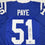 Autographed/Signed Kwity Paye Indianapolis Blue Football Jersey Beckett BAS COA