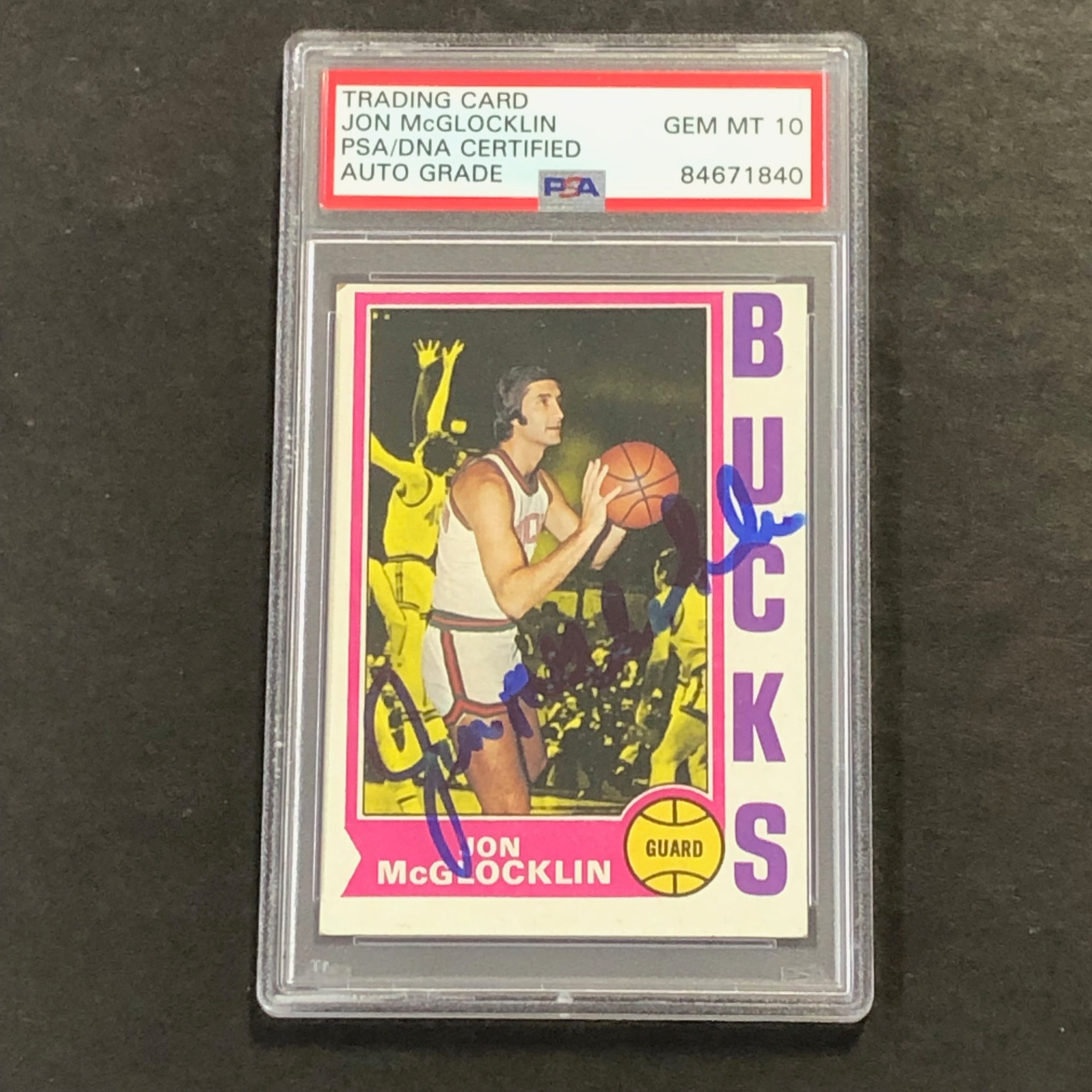 1969-70 Topps #37 Jon McGlocklin Signed Card PSA Slabbed Auto 10 Bucks - Sports Collectibles, Sports Memorabilia, Sports Fan Shop, Sports Gifts