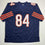 Autographed/Signed Colston Loveland Chicago Blue Football Jersey Beckett BAS COA