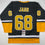 Autographed/Signed Jaromir Jagr Pittsburgh Black Hockey Jersey JSA COA