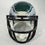 Autographed/Signed LeSean McCoy Philadelphia Eagles Mini Football Helmet JSA COA