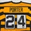 Autographed/Signed Joey Porter Jr. Pittsburgh Bumble Bee Football Jersey JSA COA