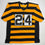 Autographed/Signed Joey Porter Jr. Pittsburgh Bumble Bee Football Jersey JSA COA