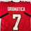 Autographed/Signed Martin Gramatica Tampa Bay Red Football Jersey JSA COA