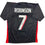 Autographed/Signed Bijan Robinson Atlanta Black Football Jersey Beckett BAS COA