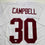 Autographed/Signed Jihaad Campbell Alabama White College Football Jersey JSA COA