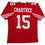 Autographed/Signed Michael Crabtree San Francisco Red Football Jersey Beckett BAS COA