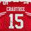 Autographed/Signed Michael Crabtree San Francisco Red Football Jersey Beckett BAS COA