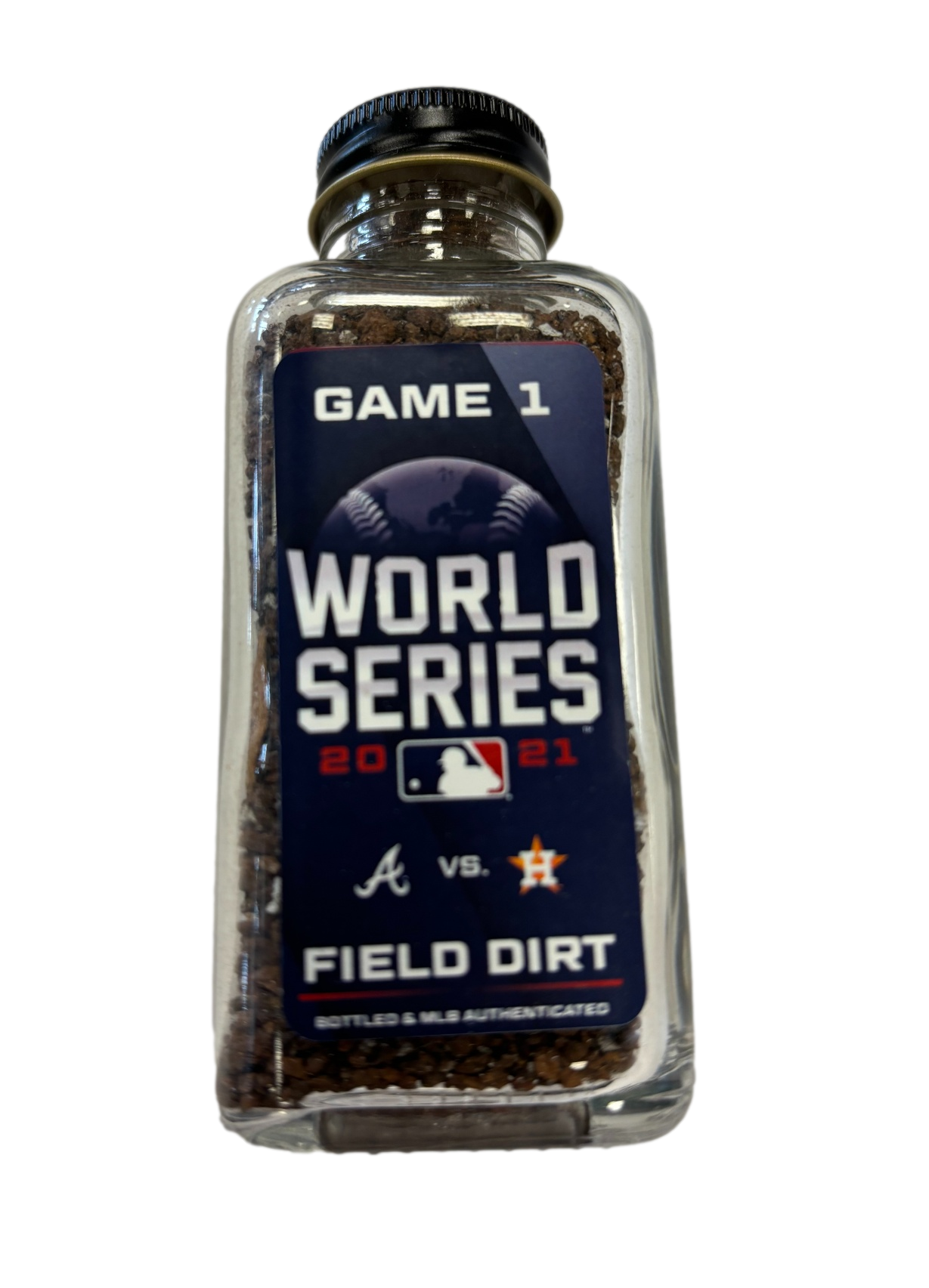 Atlanta Braves 2021 World Series Game 1 Field Used Dirt - MLB Authenticated - Sports Collectibles, Sports Memorabilia, Sports Fan Shop, Sports Gifts