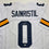 Autographed/Signed Mike Sainristil Michigan White College Football Jersey Beckett BAS COA