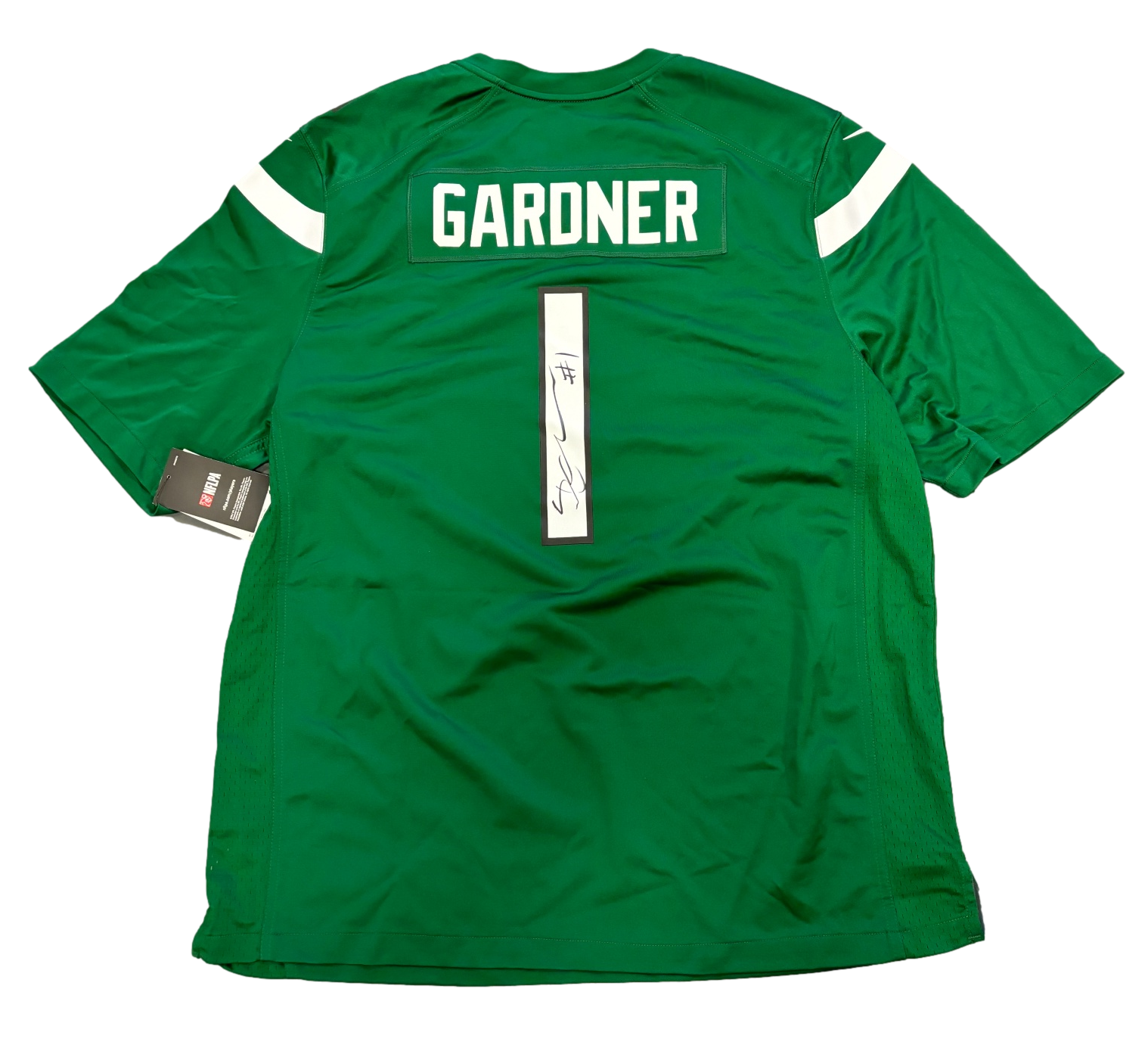 New York Jets Ahmad Sauce Gardner Signed Nike Game Licensed Jersey - BAS COA - Sports Collectibles, Sports Memorabilia, Sports Fan Shop, Sports Gifts