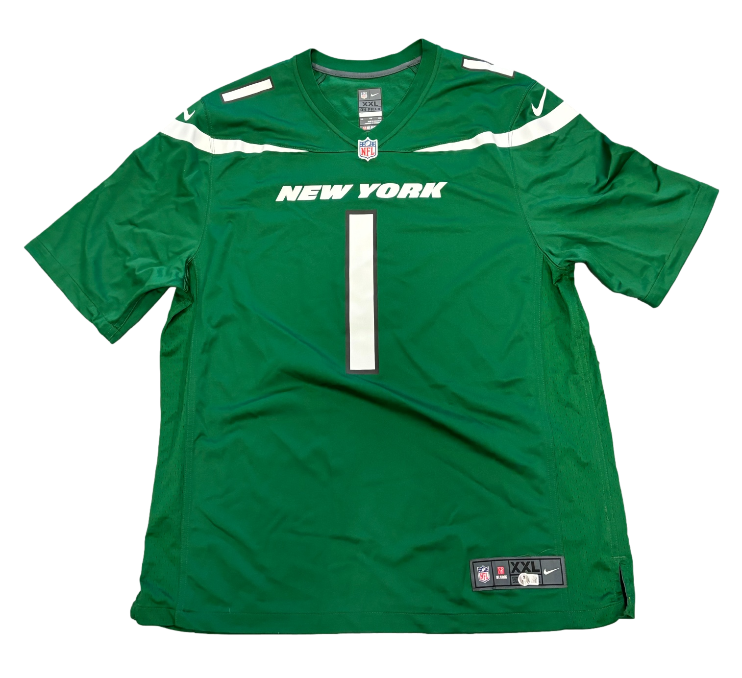 New York Jets Ahmad Sauce Gardner Signed Nike Game Licensed Jersey - BAS COA - Sports Collectibles, Sports Memorabilia, Sports Fan Shop, Sports Gifts