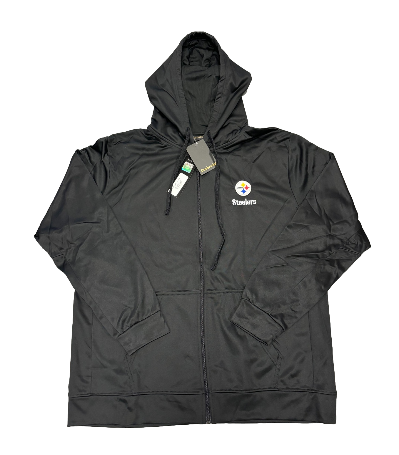 Pittsburgh Steelers Dunbrooke Trophy Fleece Full-Zip Hoodie Jacket - Blk (M-3XL) - Sports Collectibles, Sports Memorabilia, Sports Fan Shop, Sports Gifts