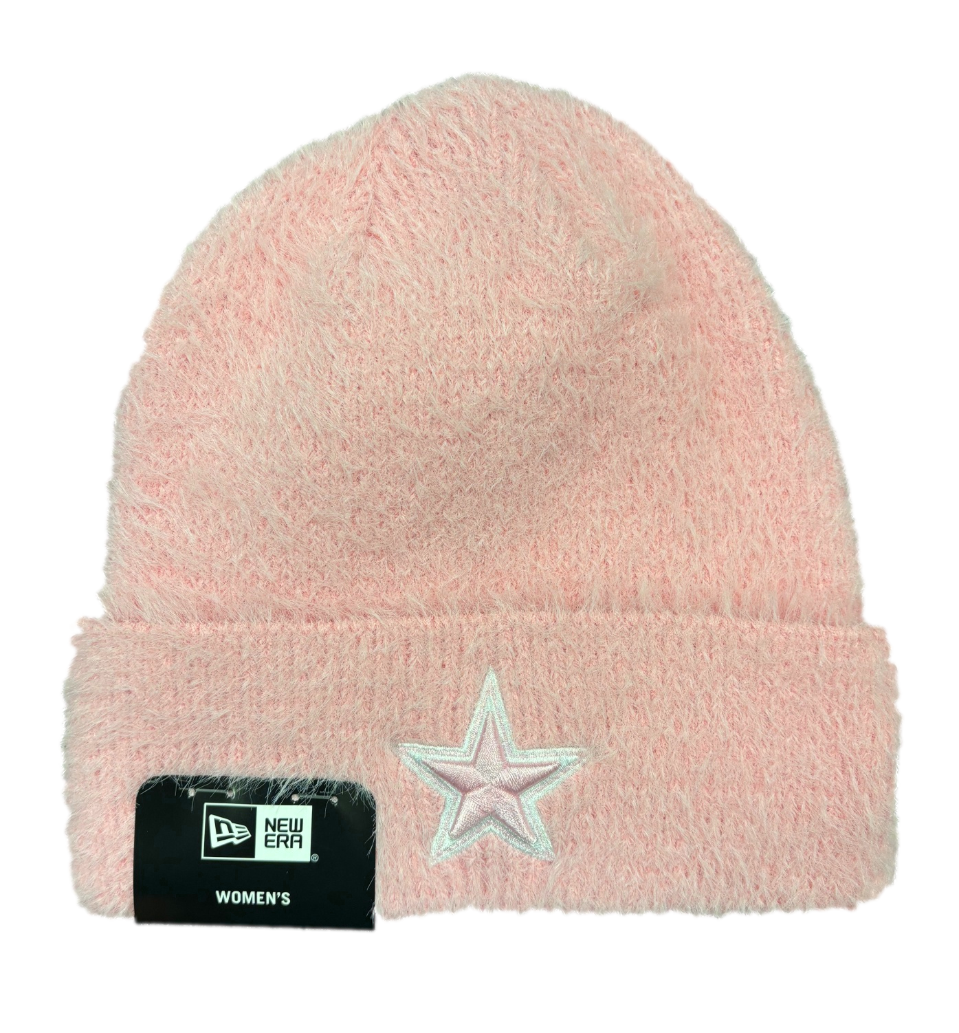 Cowboys Women's New Era Fuzzy Knit Pink Hat OSFM - Sports Collectibles, Sports Memorabilia, Sports Fan Shop, Sports Gifts