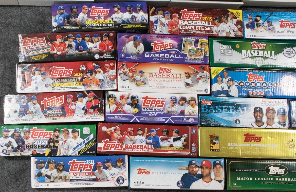 1981-2023 Topps Baseball Set Break – 40+ Cards per Pack!  + (1) 1960’s Topps Card! - Sports Gifts, Sports Memorabilia, Sports Collectibles, Fan Shop