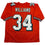 Autographed/Signed Ricky Williams Miami Orange Football Jersey JSA COA