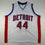 Autographed/Signed Rick Mahorn Detroit White Basketball Jersey JSA COA