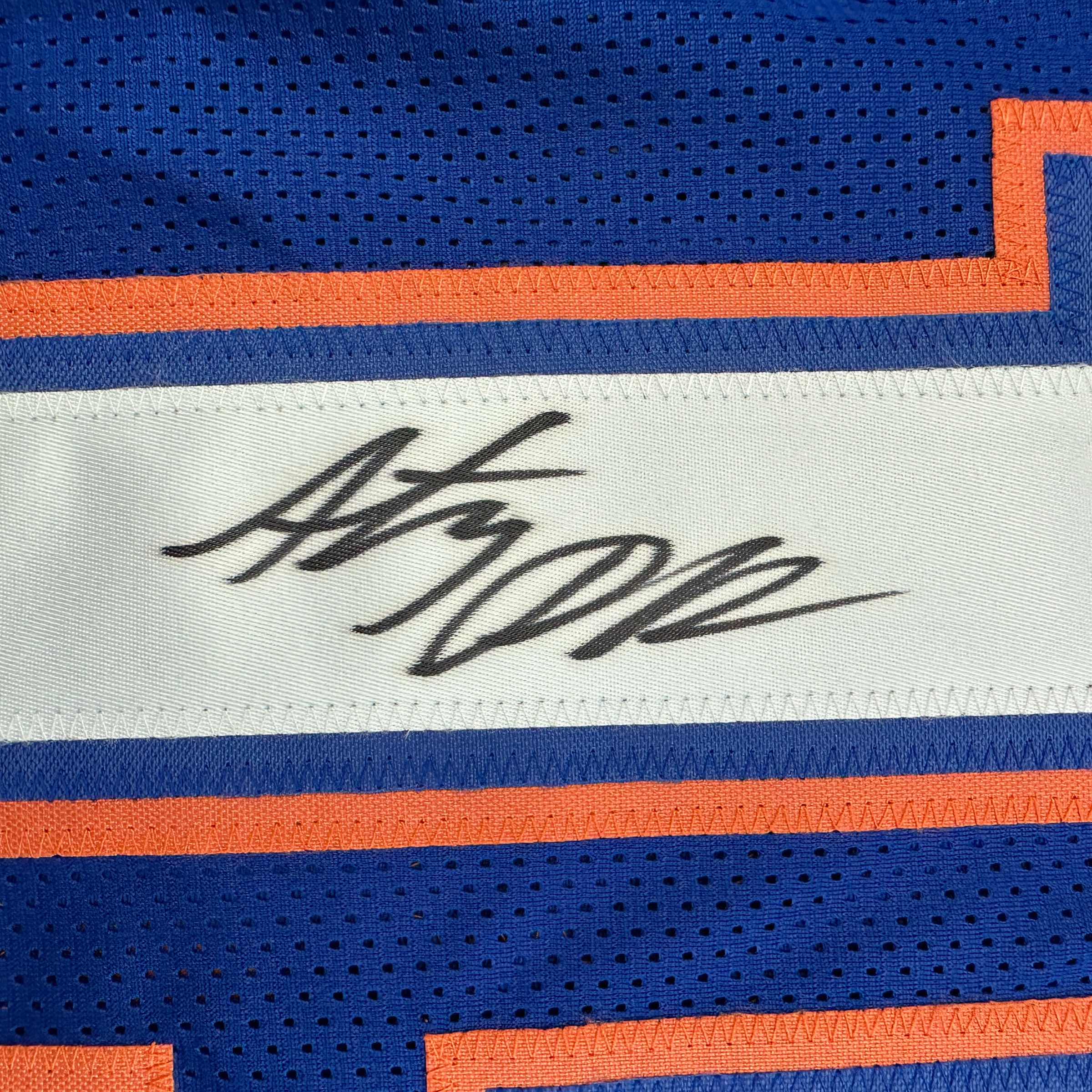 Autographed/Signed Anthony Richardson Florida Blue College Football Jersey JSA COA